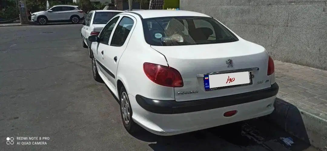 پژو ۲۰۶ صندوق دار v8 - 1397