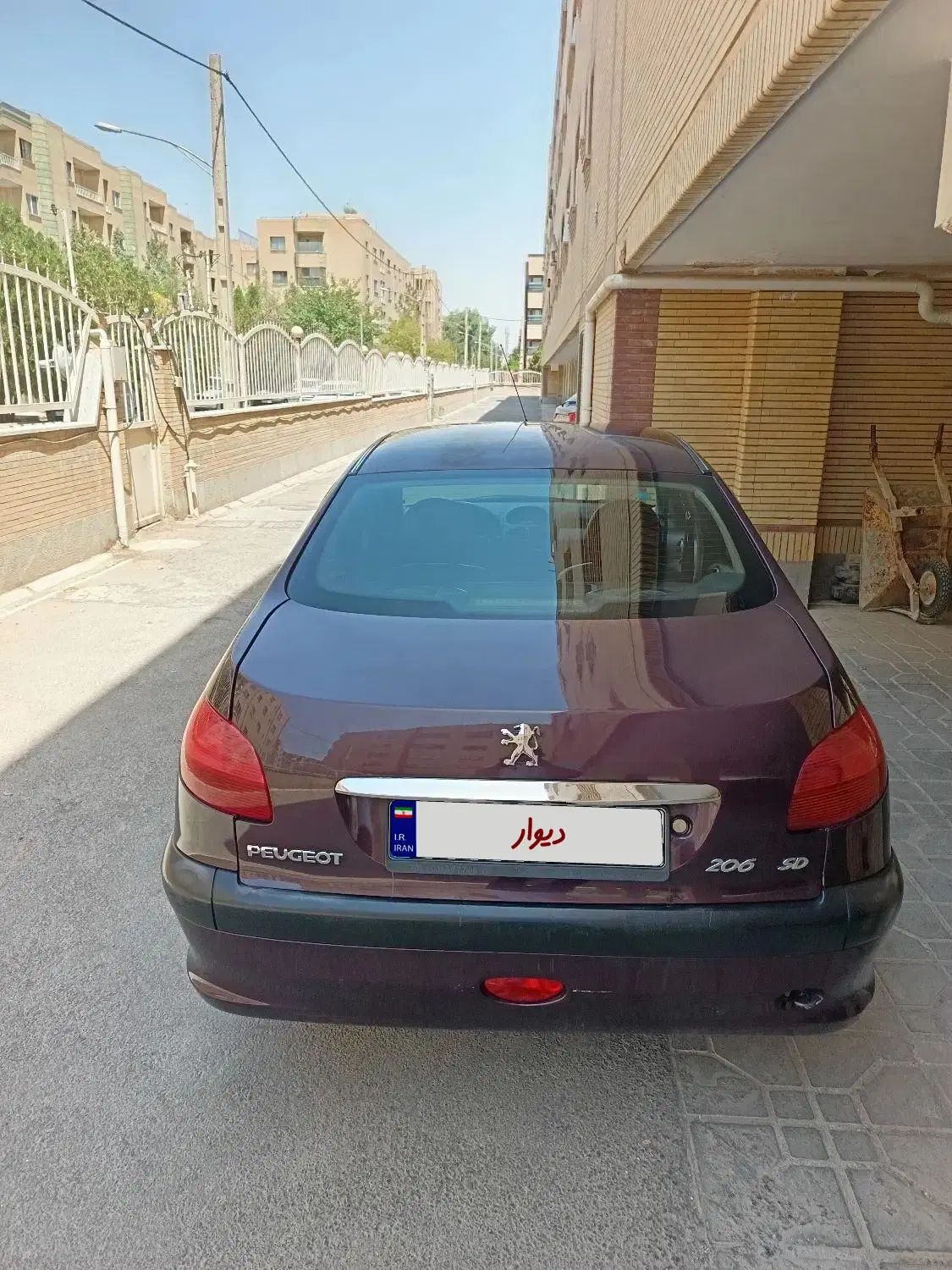 پژو ۲۰۶ صندوق دار v1 - 1388