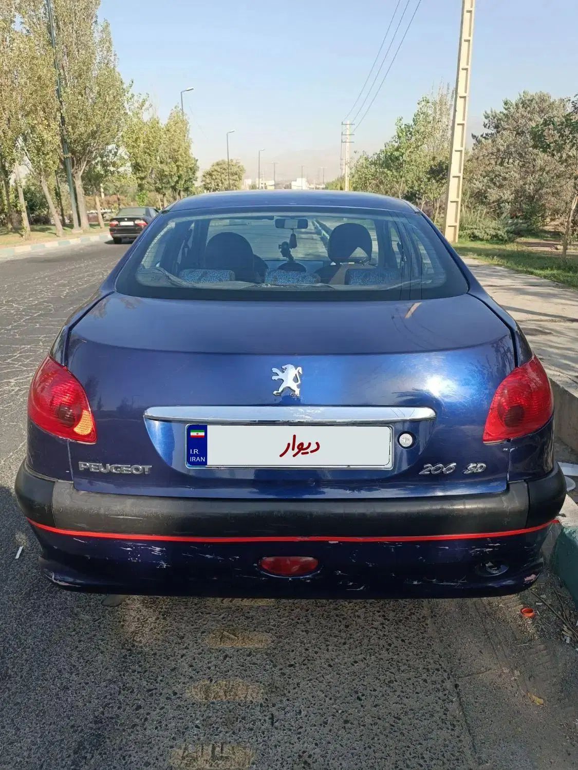 پژو ۲۰۶ صندوق دار v8 - 1388