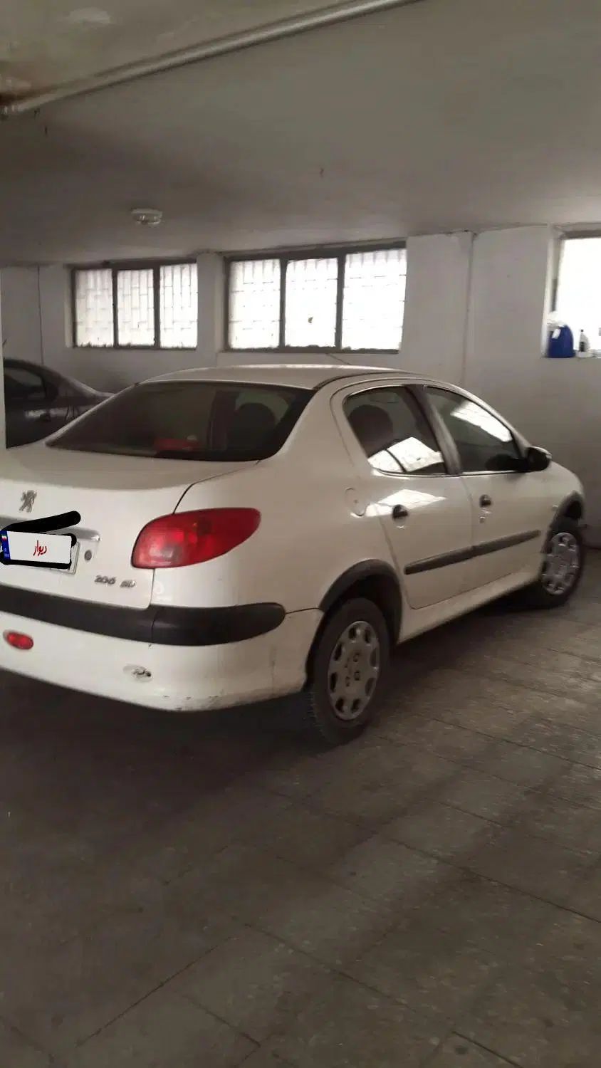 پژو ۲۰۶ صندوق دار v20 - 1390