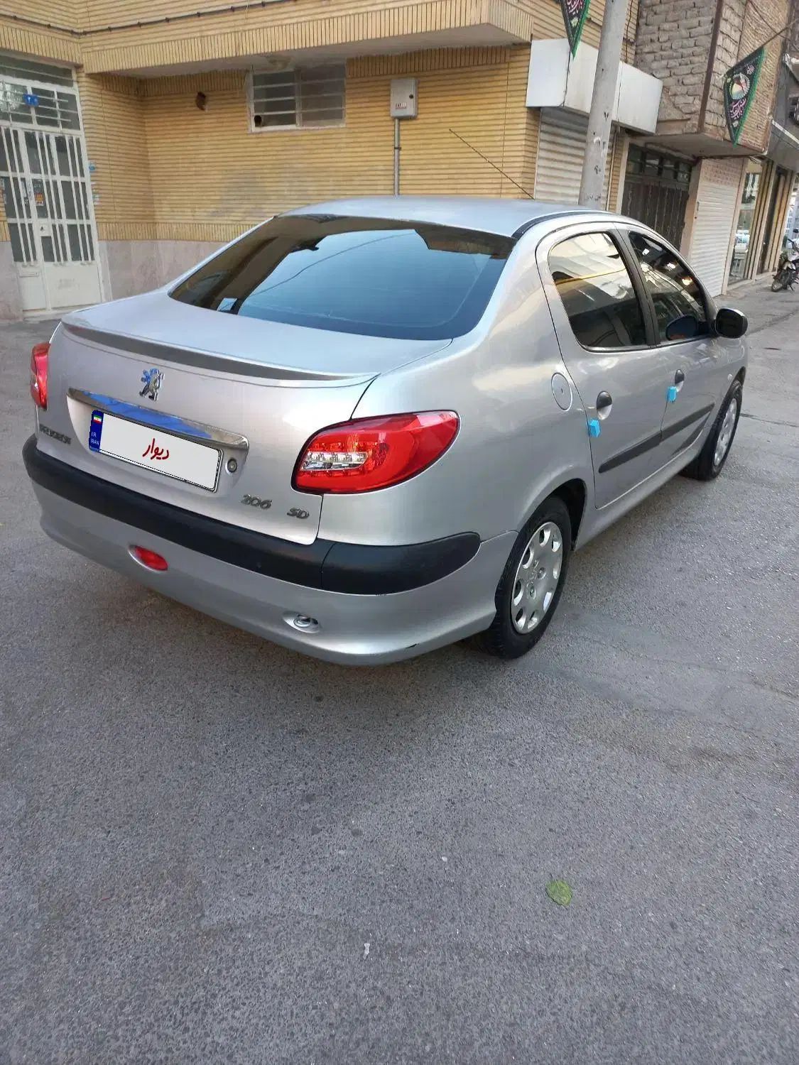 پژو ۲۰۶ صندوق دار v1 - 1386