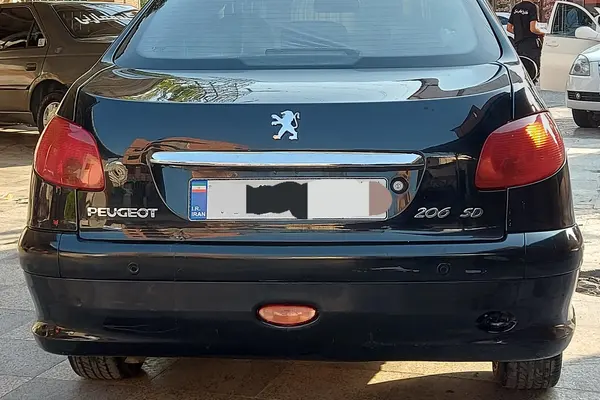 پژو ۲۰۶ صندوق دار v8 - 1396