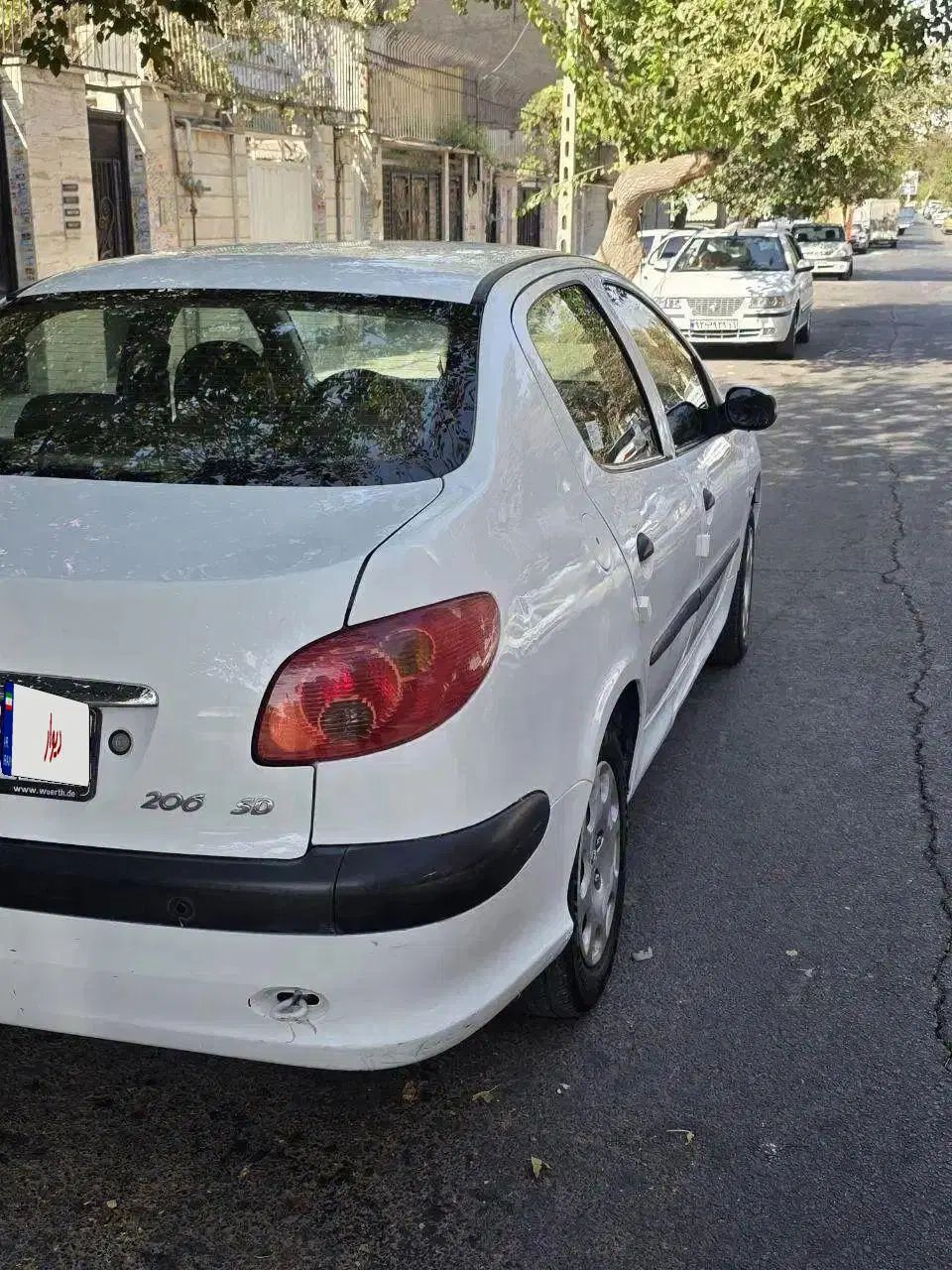 پژو ۲۰۶ صندوق دار v8 - 1395
