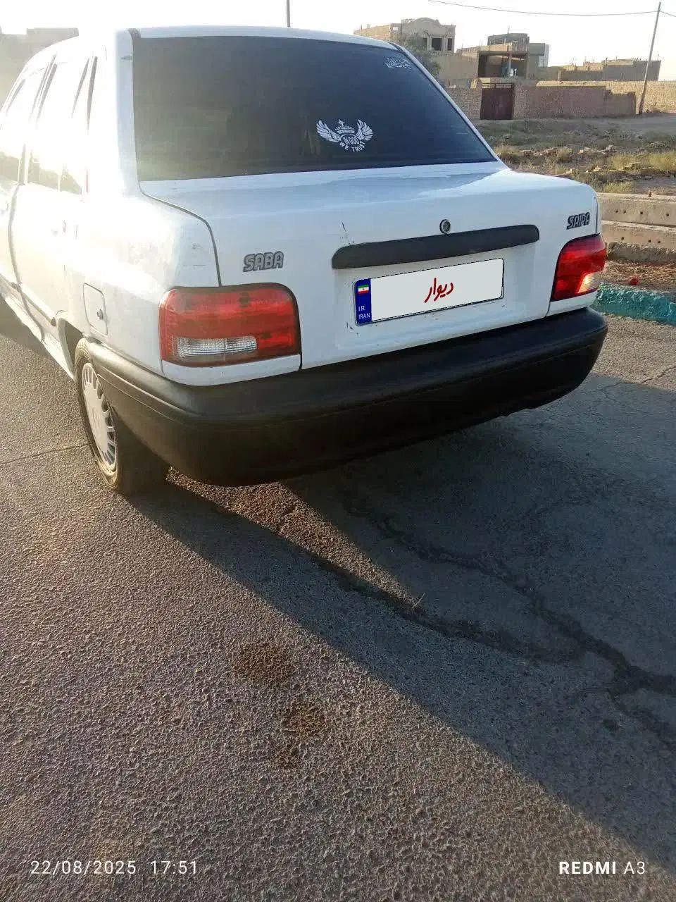 پراید صبا بنزینی - 1386