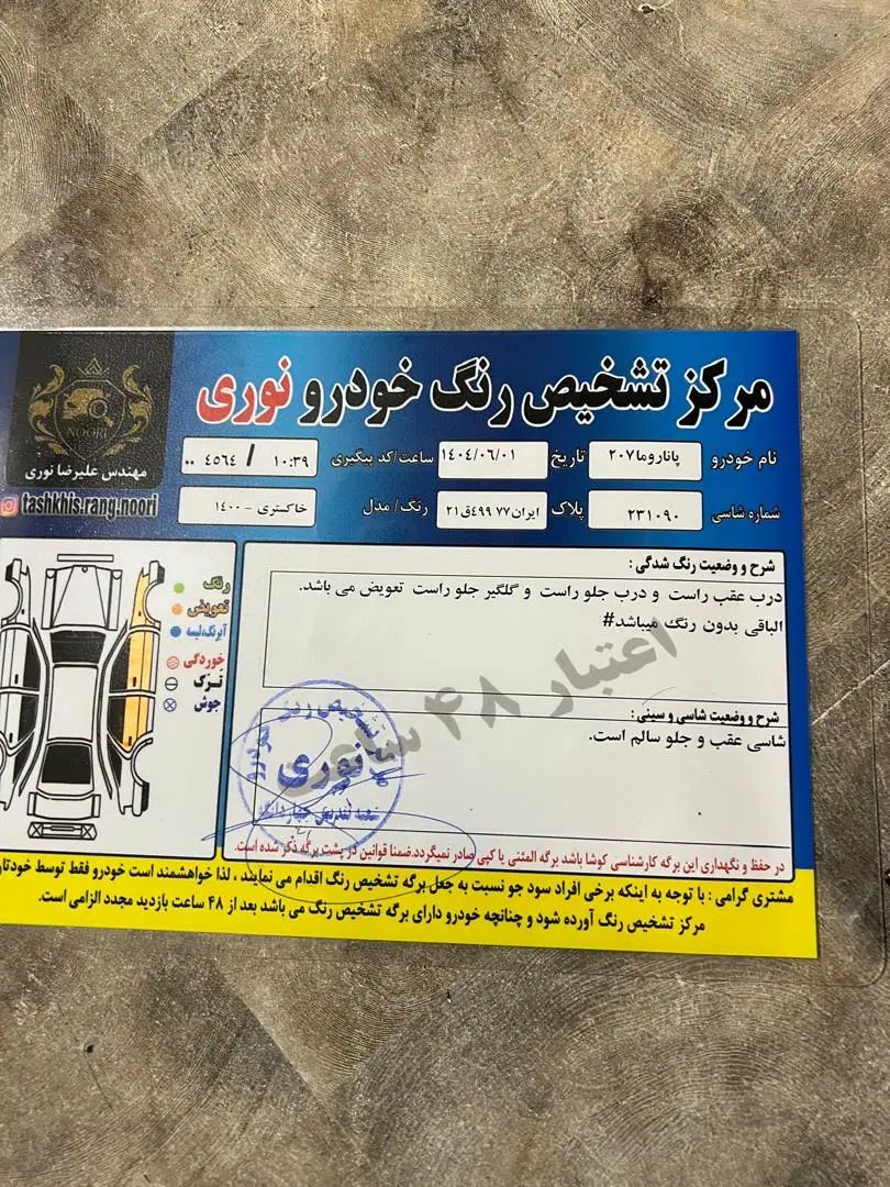 پژو 207 پانوراما دنده‌ای - 1400