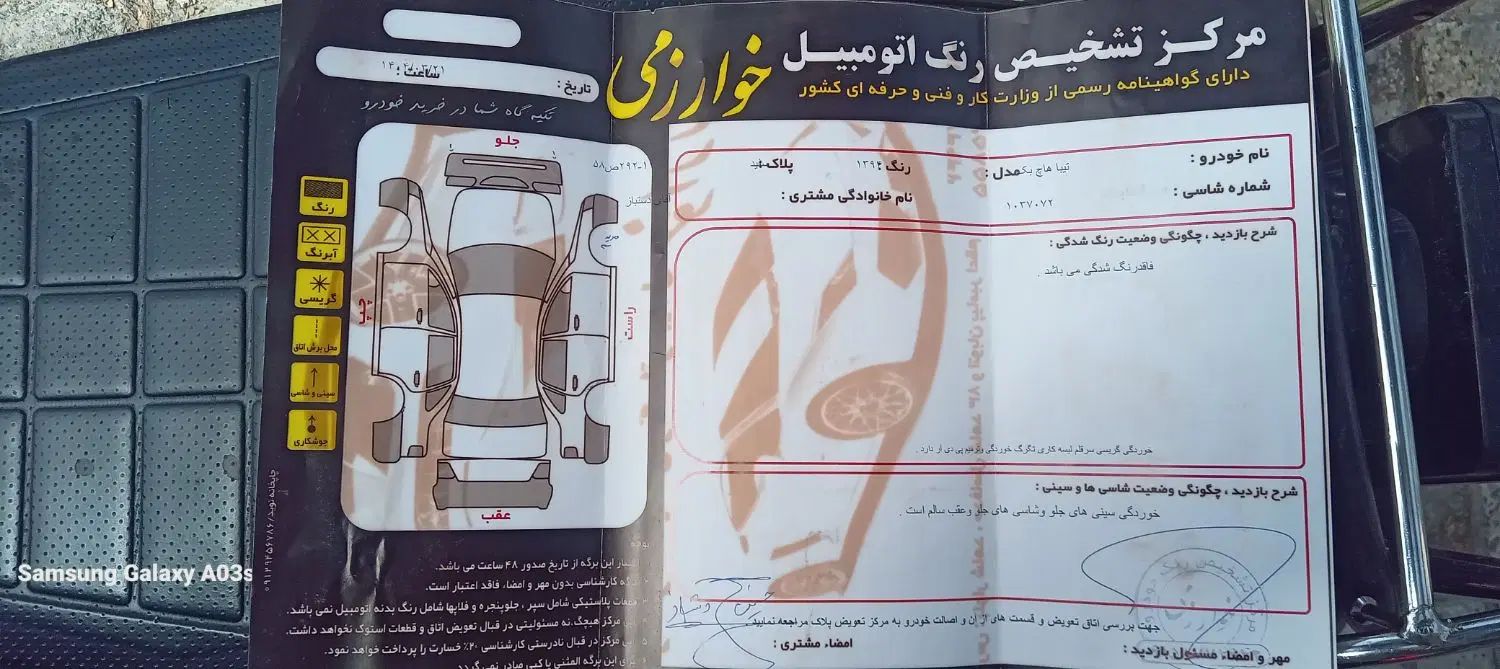 تیبا 2 EX رینگ آلومینیومی - 1394
