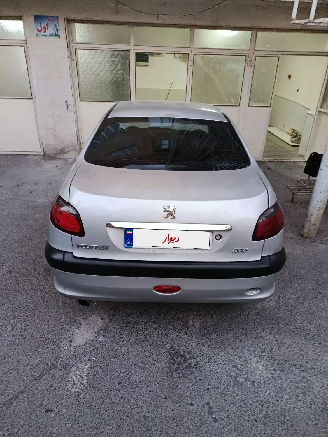 پژو ۲۰۶ صندوق دار v8 - 1387