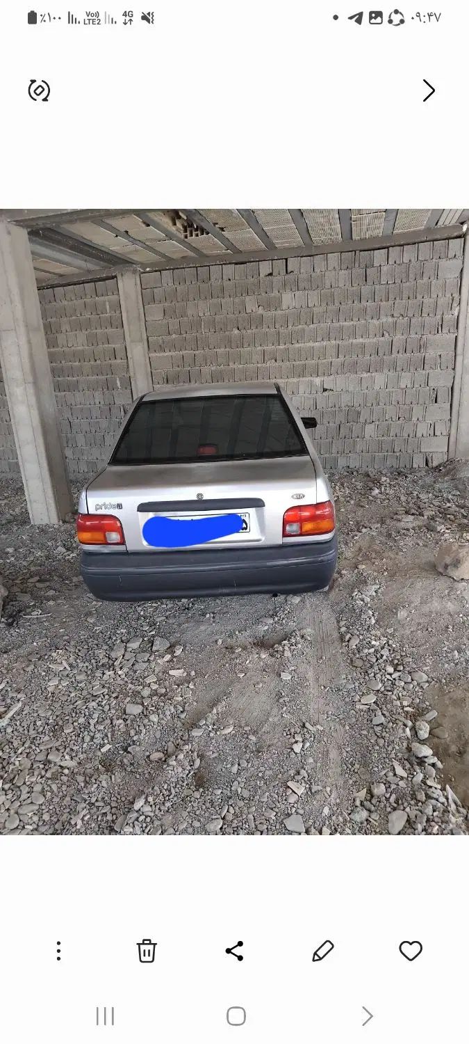 پراید صبا بنزینی - 1384