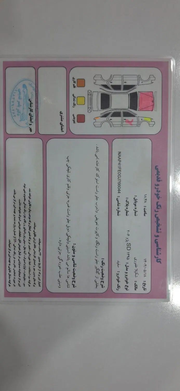 پژو ۲۰۶ صندوق دار v8 - 1395