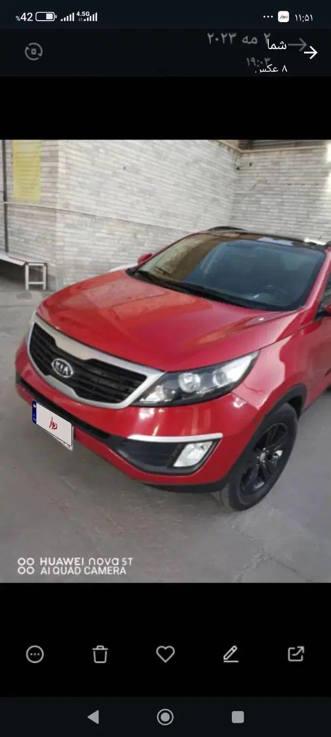 کیا اسپورتیج توربو 2000cc - 2012
