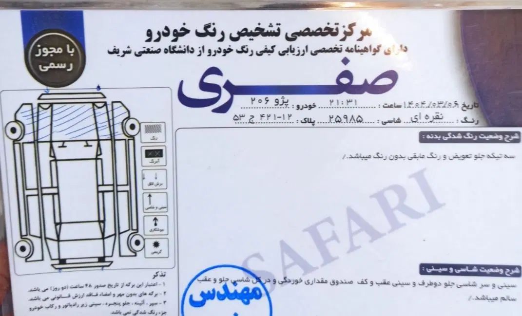 پژو 206 تیپ 2 - 1385