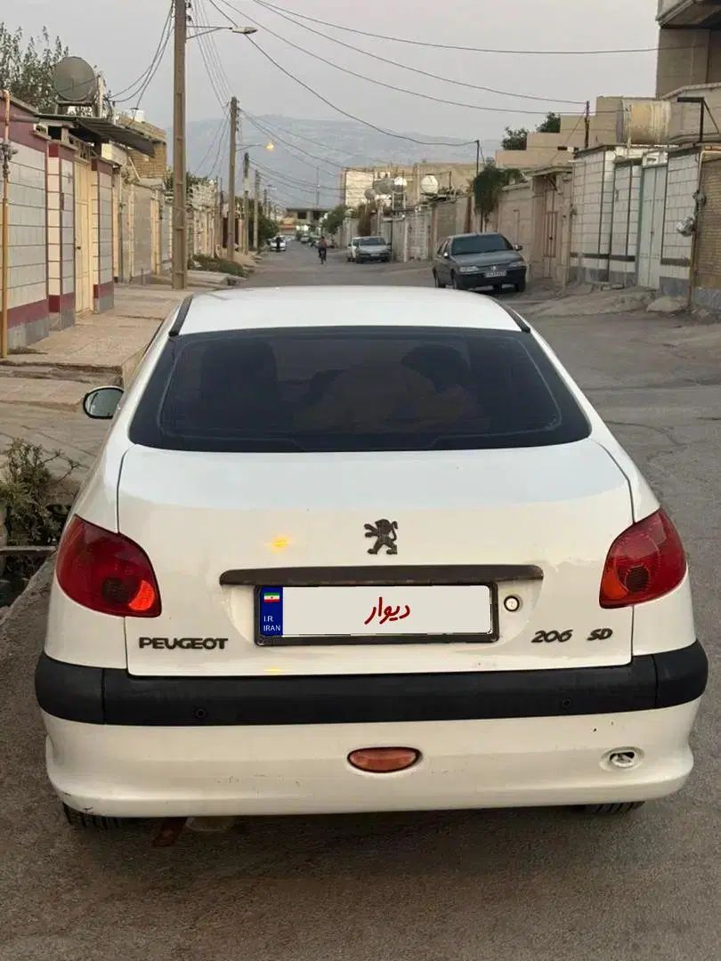 پژو ۲۰۶ صندوق دار v8 - 1395