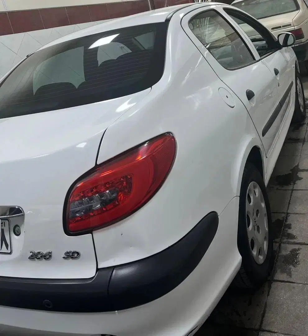 پژو ۲۰۶ صندوق دار v8 - 1396