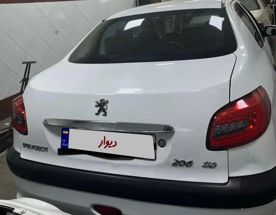 پژو ۲۰۶ صندوق دار v8 - 1396