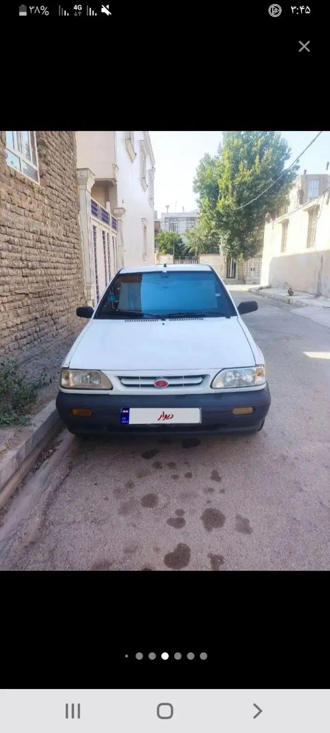 پراید صبا بنزینی - 1386