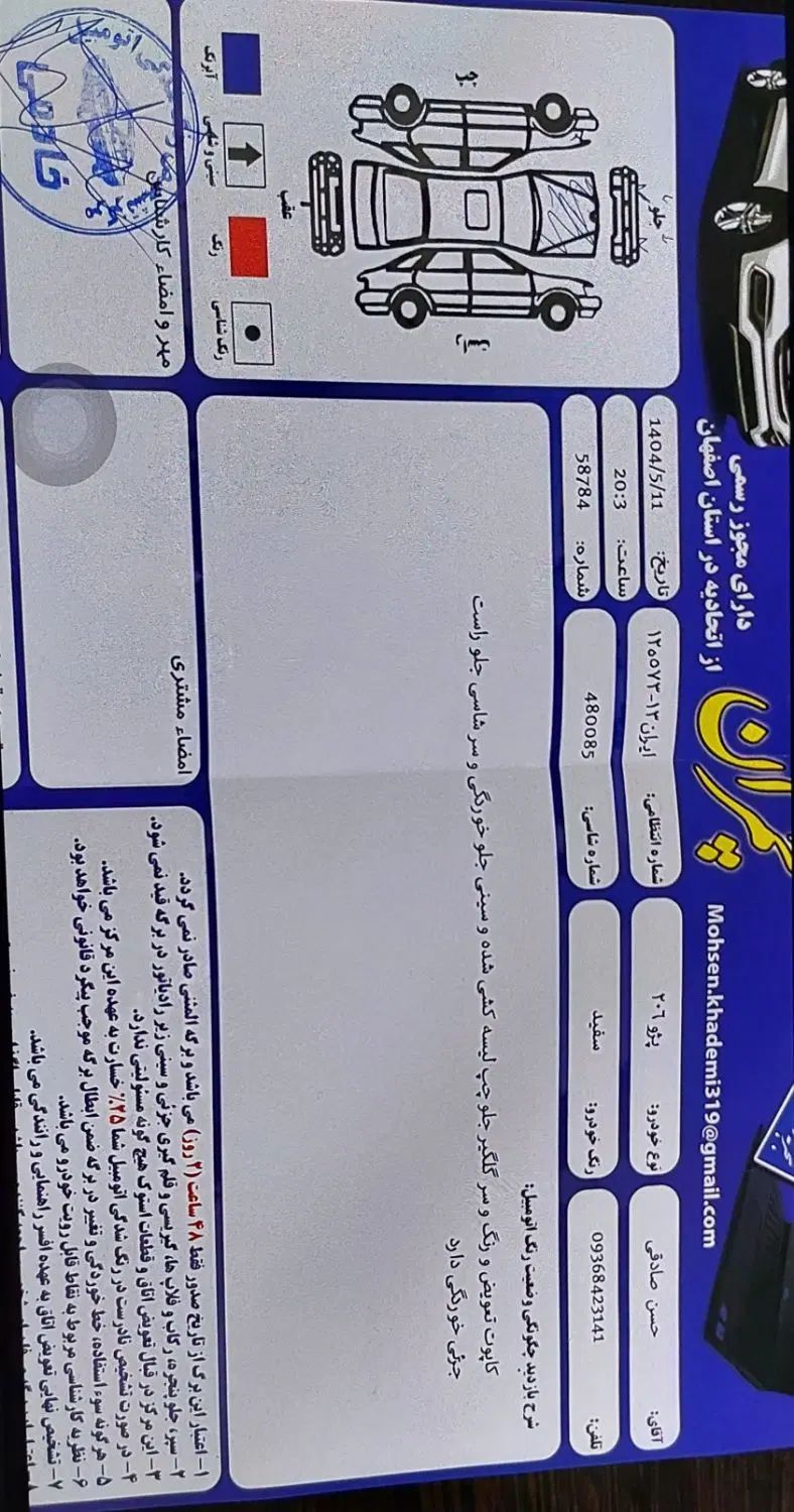 پژو 206 تیپ 2 - 1389