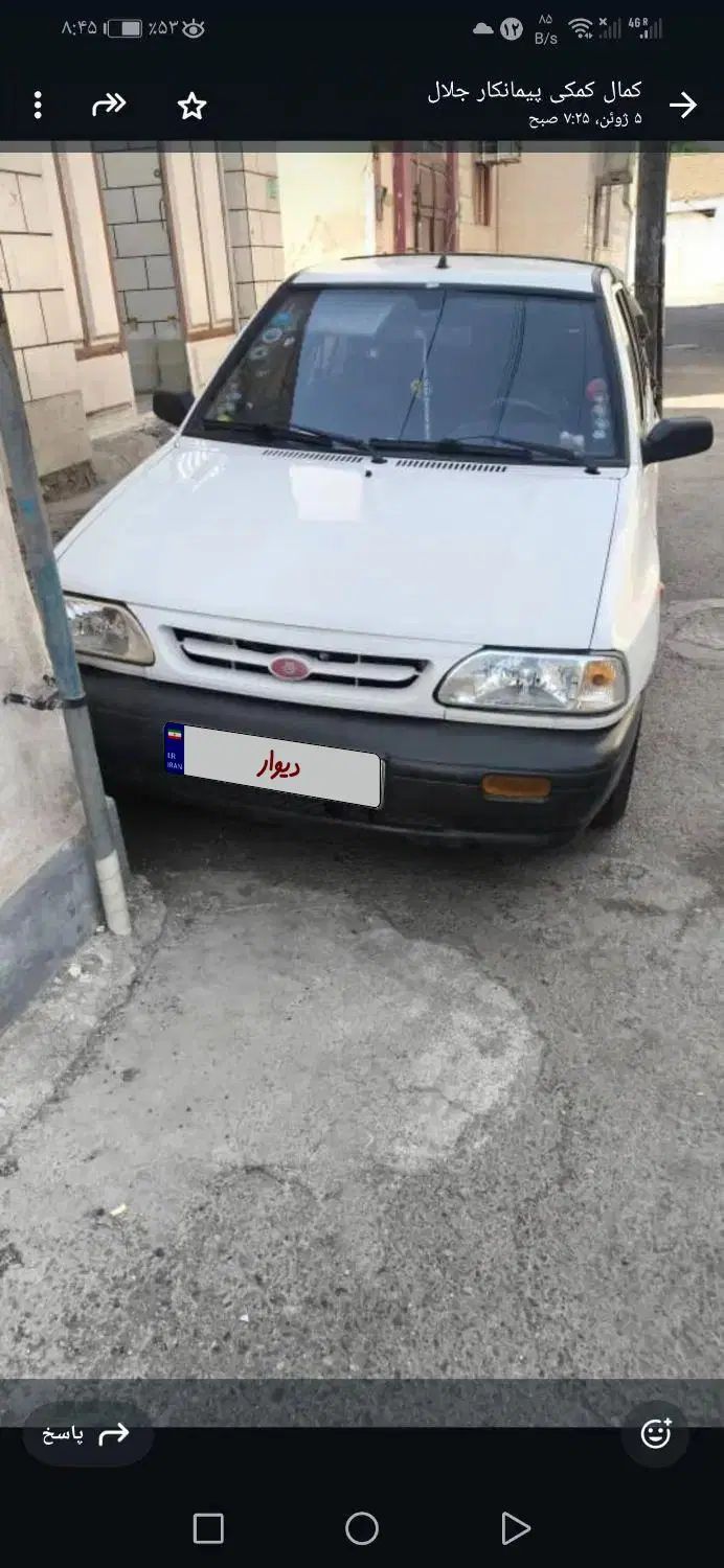 پراید صبا بنزینی - 1388