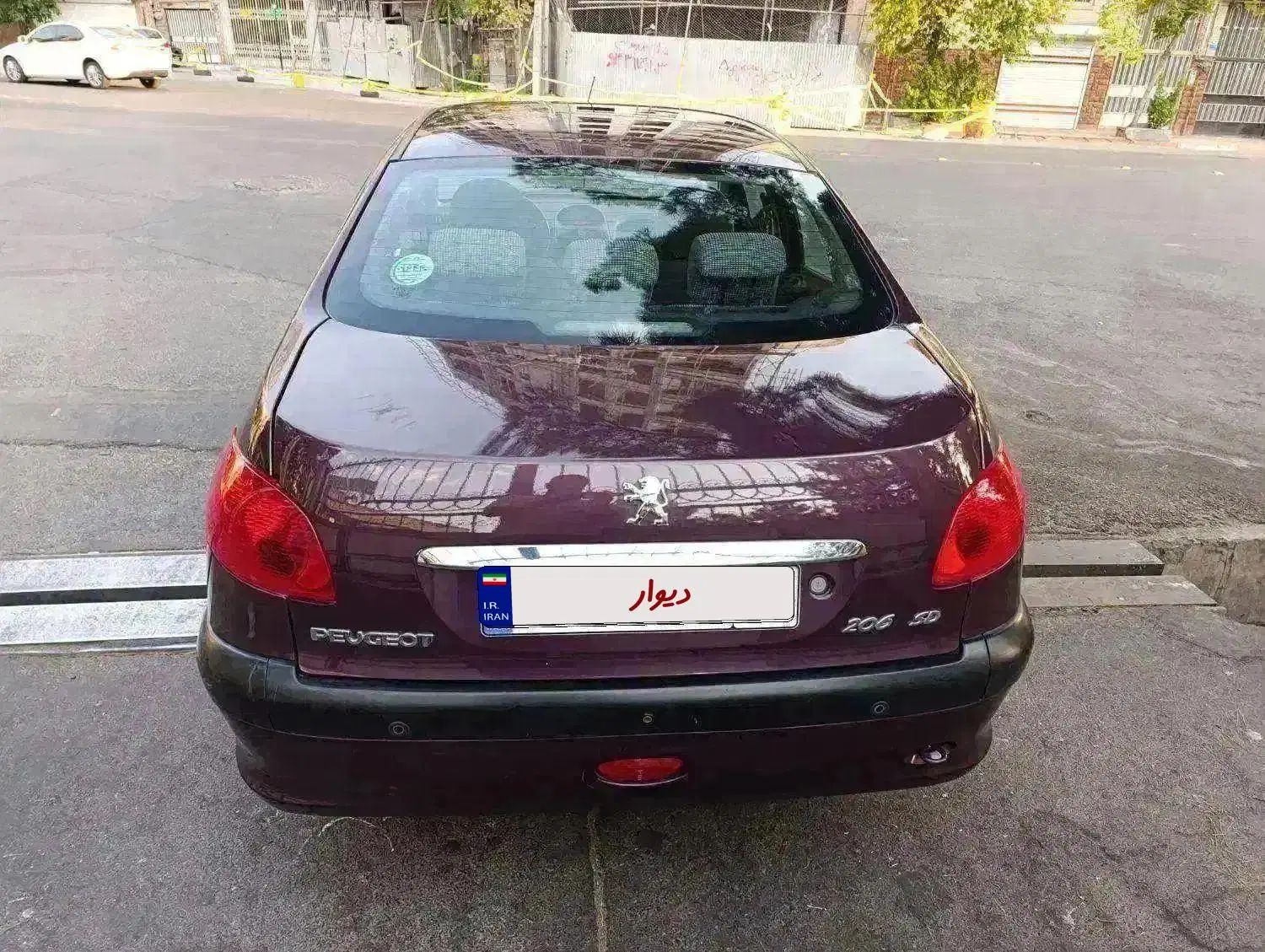 پژو ۲۰۶ صندوق دار v8 - 1397