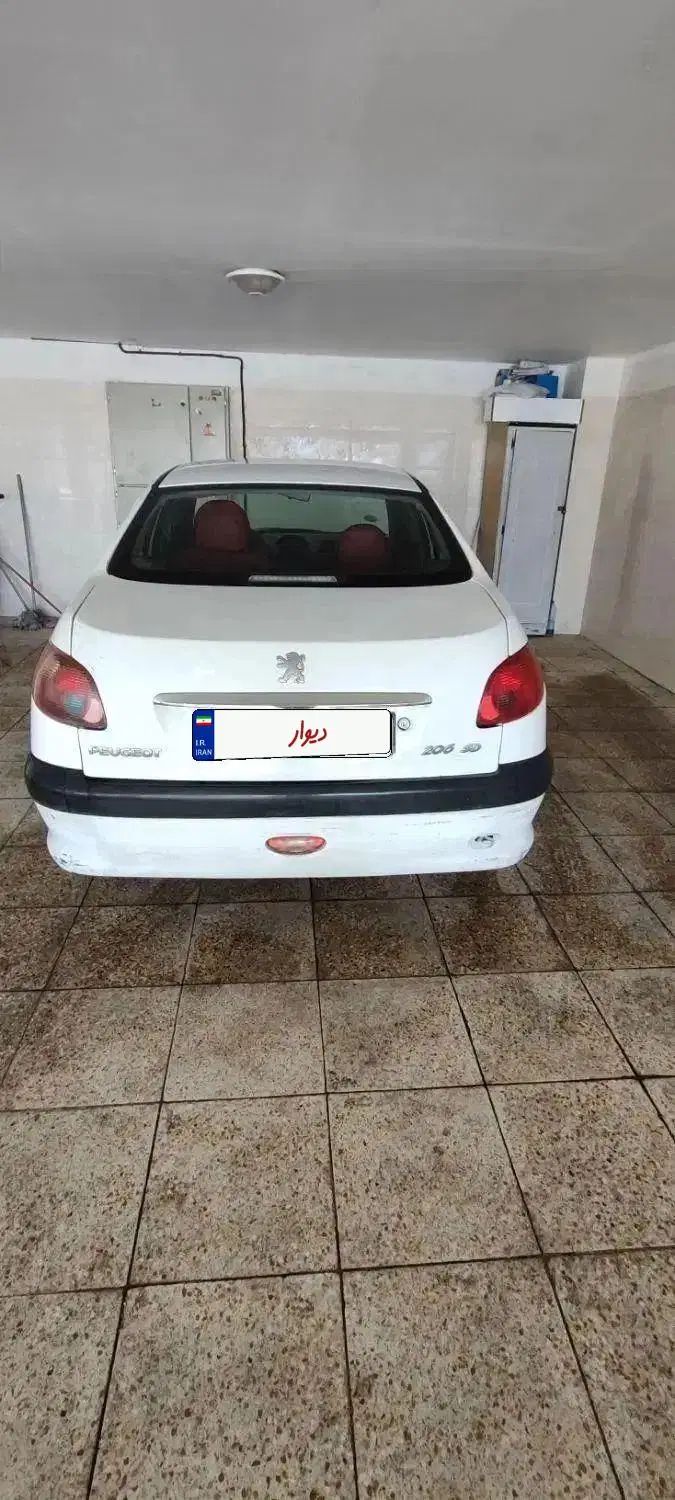 پژو ۲۰۶ صندوق دار v8 - 1390