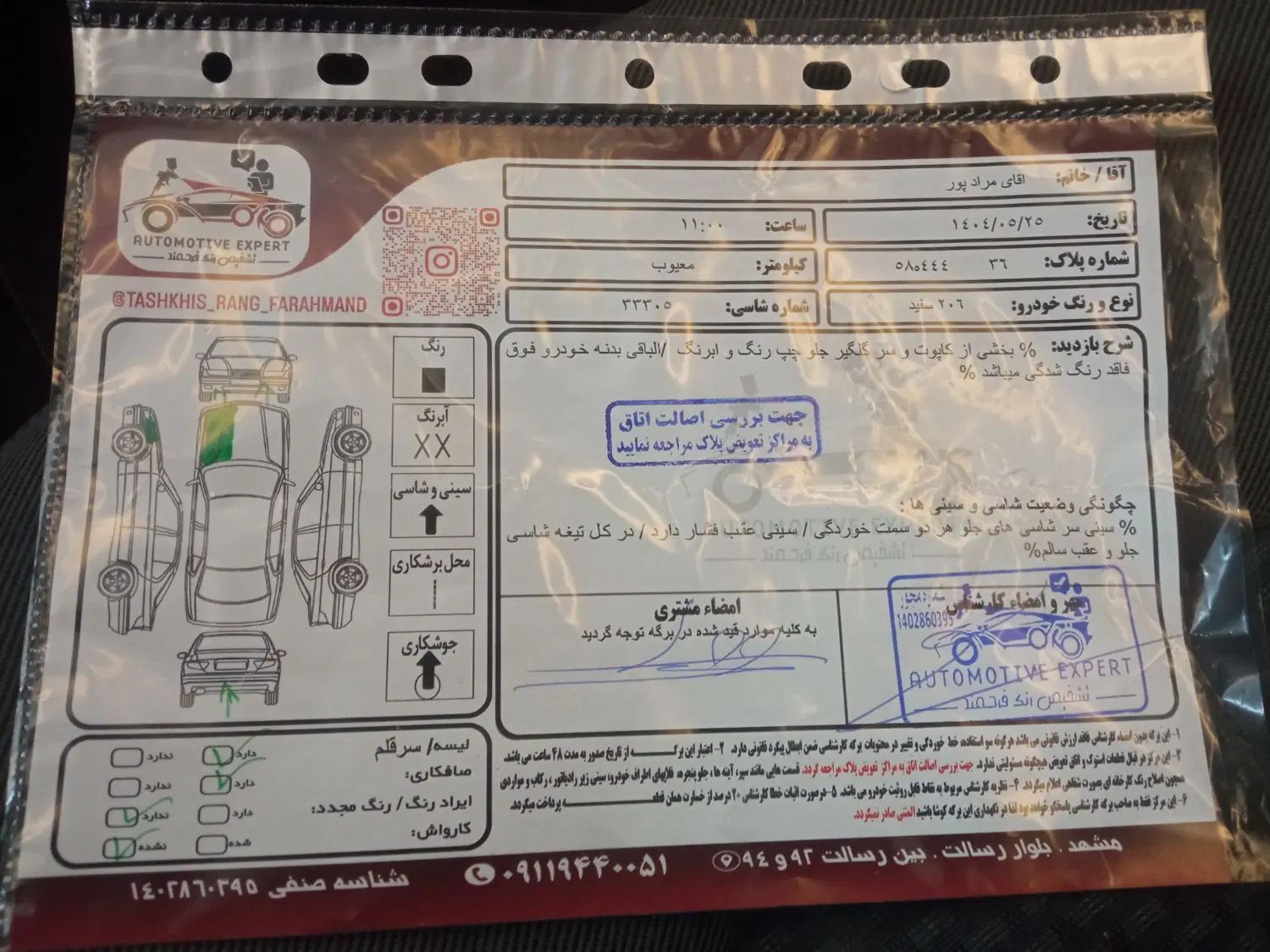 پژو 206 تیپ 2 - 1399