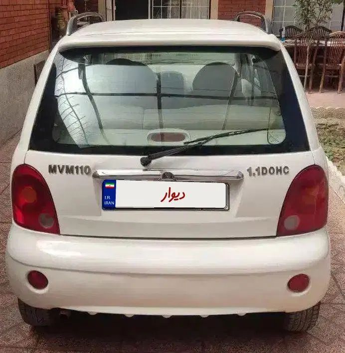ام وی ام 110 چهار سیلندر دنده ای - 1393
