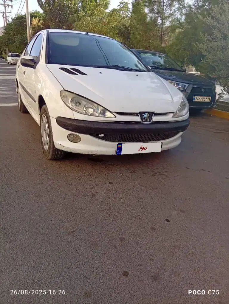 پژو ۲۰۶ صندوق دار v8 - 1390