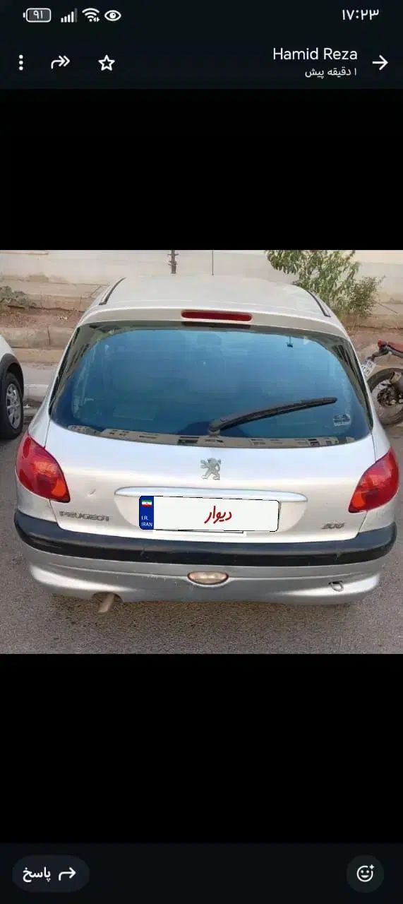 پژو 206 تیپ 3 - 1384