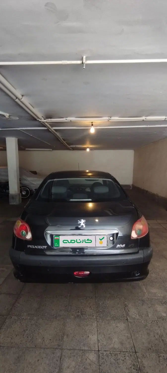 پژو ۲۰۶ صندوق دار v8 - 1393