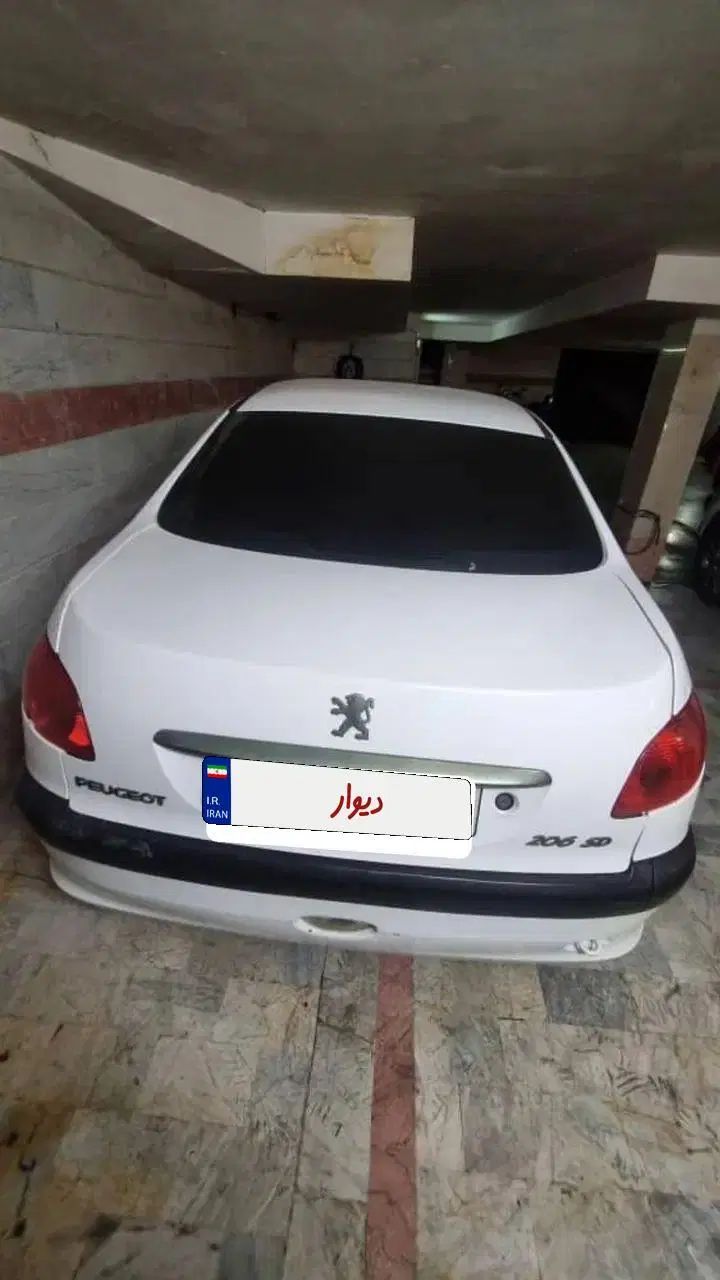 پژو 206 تیپ 3 - 1390