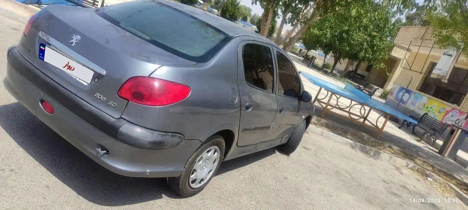 پژو ۲۰۶ صندوق دار v8 - 1390
