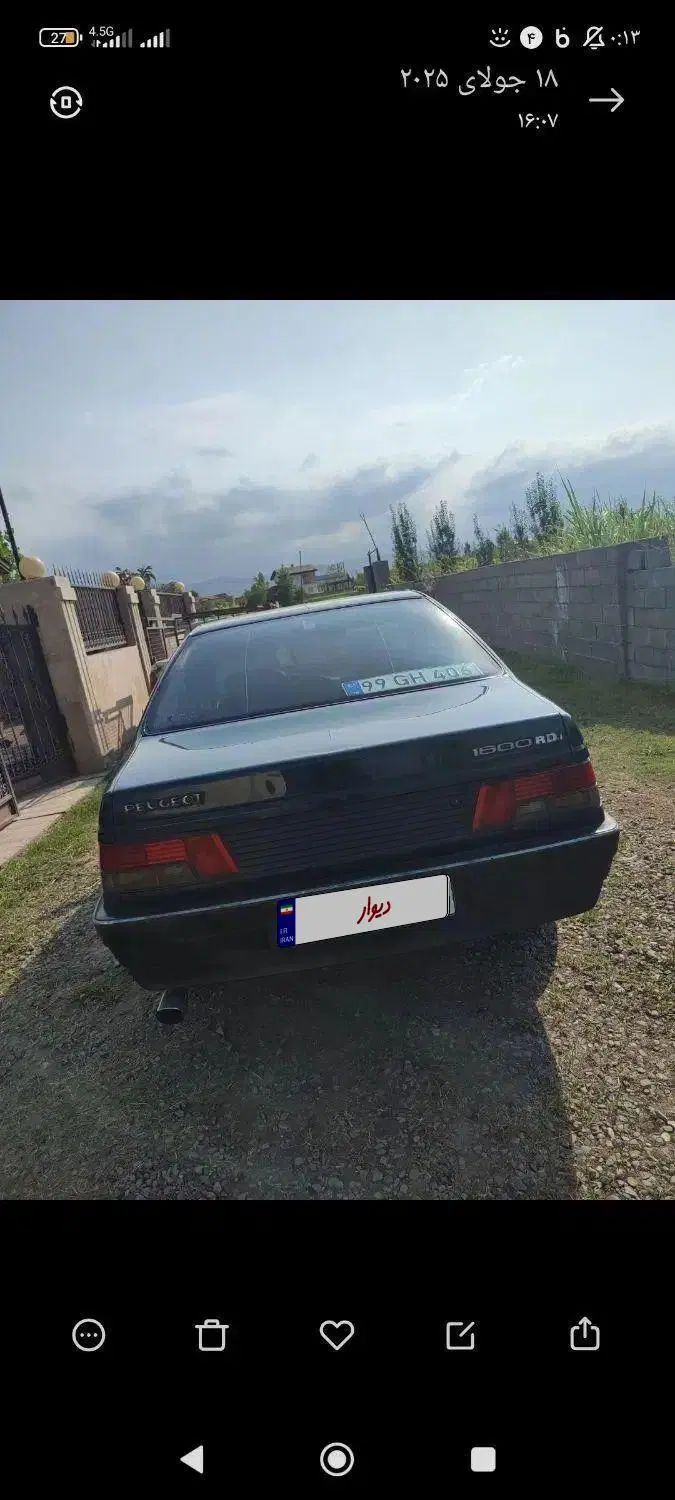 پژو آردی RDI - 1384