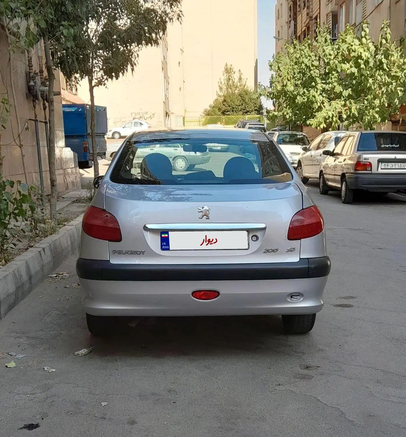پژو ۲۰۶ صندوق دار v1 - 1386