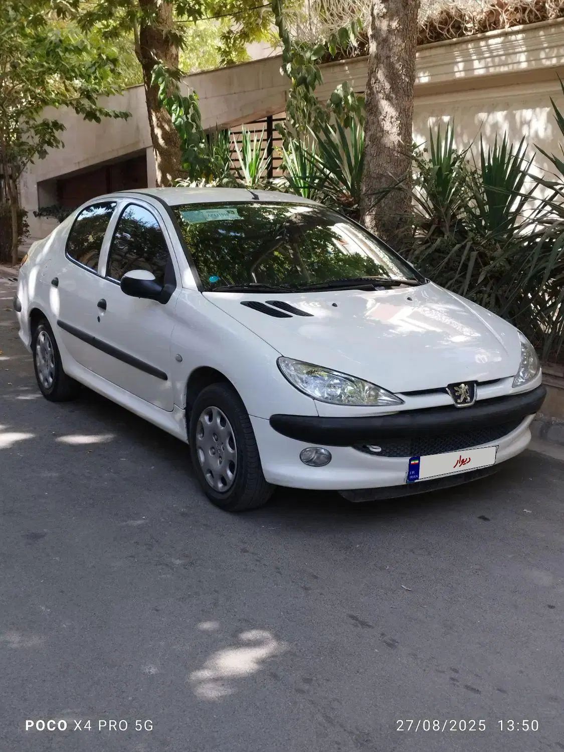 پژو ۲۰۶ صندوق دار v8 - 1396