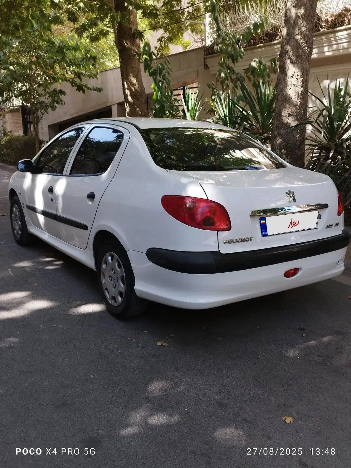 پژو ۲۰۶ صندوق دار v8 - 1396