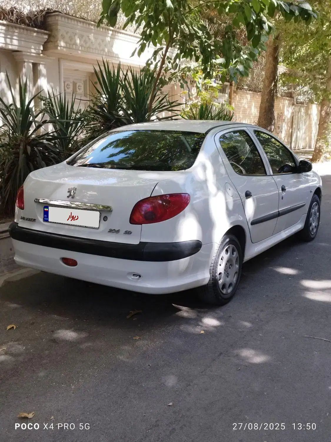 پژو ۲۰۶ صندوق دار v8 - 1396