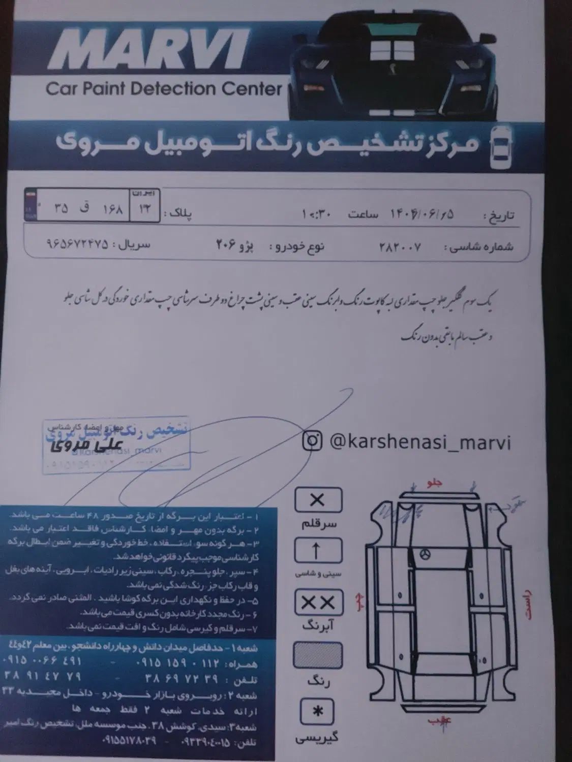 پژو 206 تیپ 2 - 1401