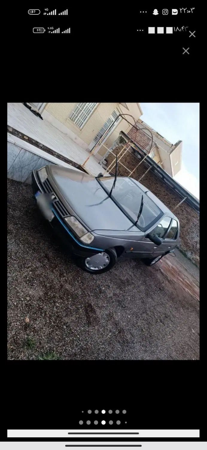 پژو 405 GLX - دوگانه سوز - 1391