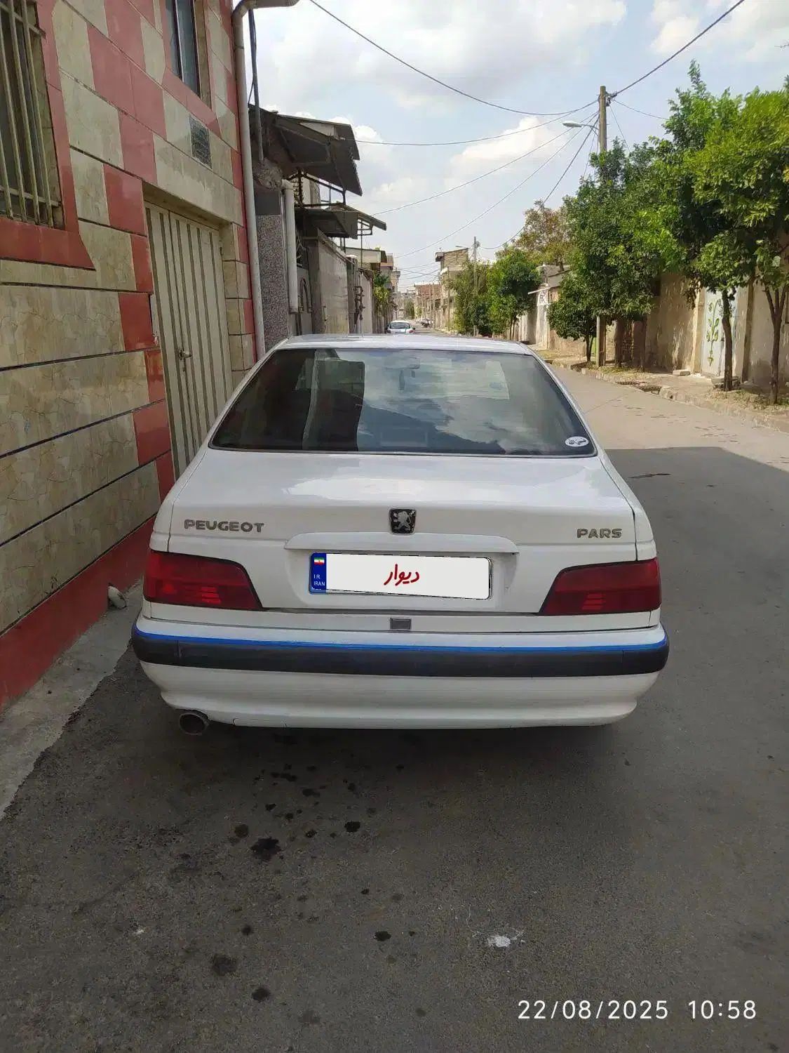 پژو پارس دوگانه سوز - 1389