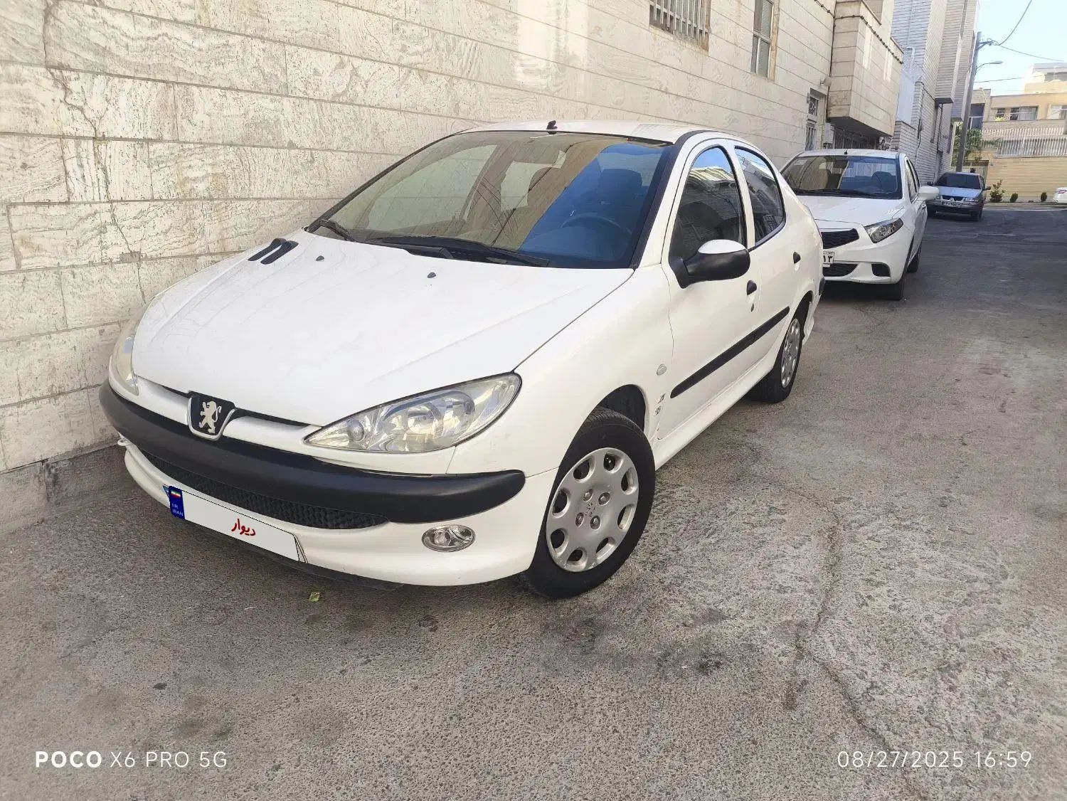 پژو ۲۰۶ صندوق دار v8 - 1396
