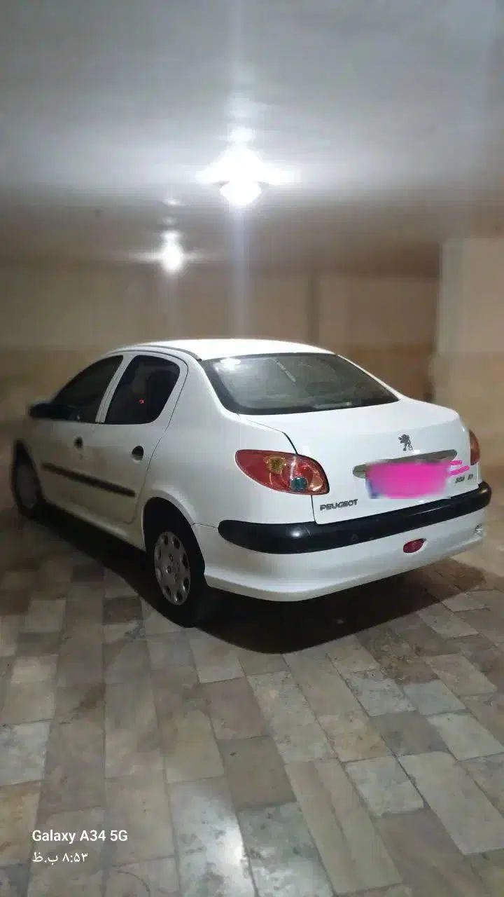 پژو ۲۰۶ صندوق دار v8 - 1396