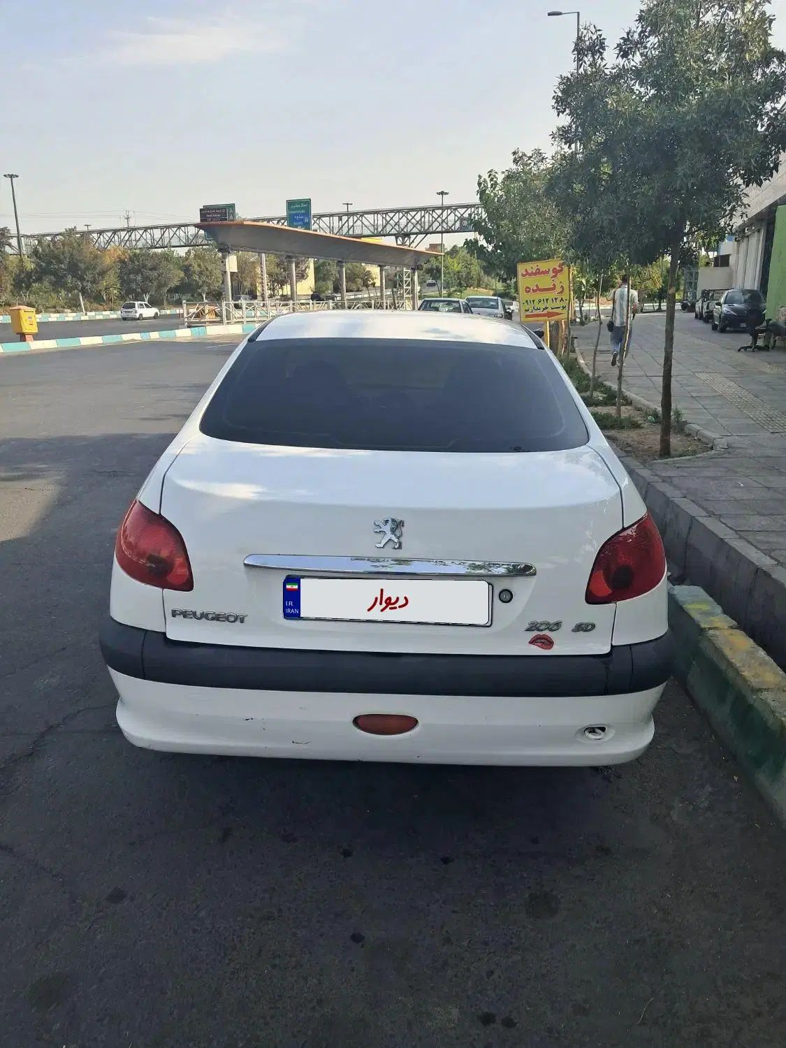 پژو ۲۰۶ صندوق دار v8 - 1391