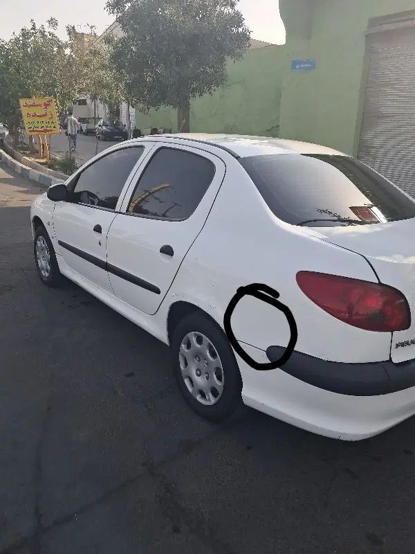 پژو ۲۰۶ صندوق دار v8 - 1391