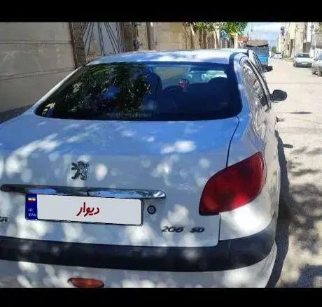 پژو ۲۰۶ صندوق دار v8 - 1396
