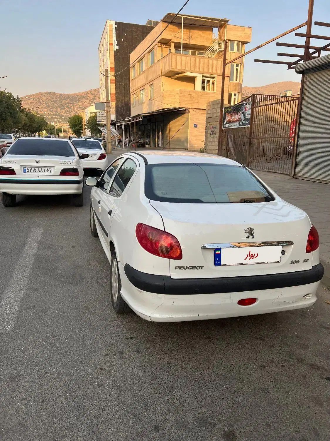 پژو ۲۰۶ صندوق دار v8 - 1394