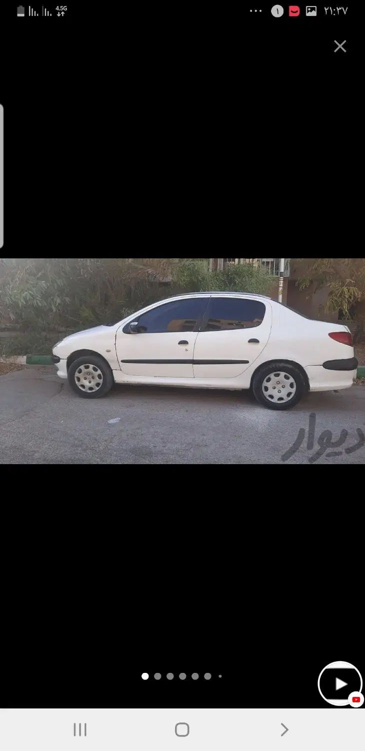 پژو ۲۰۶ صندوق دار v6 - 1390