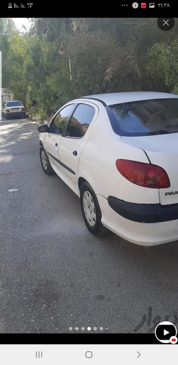 پژو ۲۰۶ صندوق دار v6 - 1390