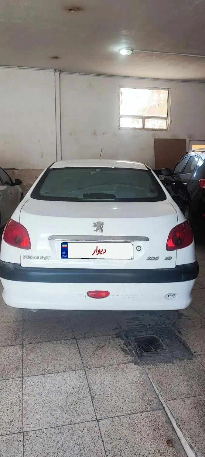 پژو ۲۰۶ صندوق دار v1 - 1386