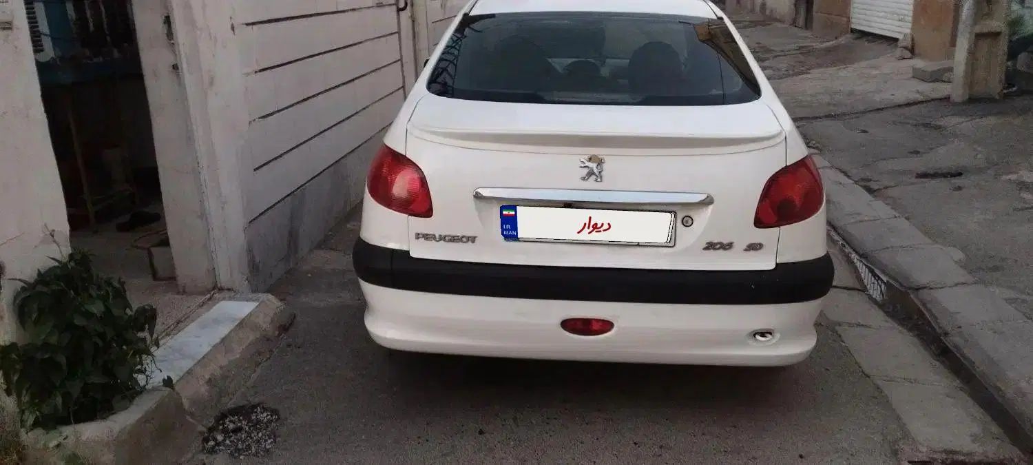 پژو ۲۰۶ صندوق دار v6 - 1389
