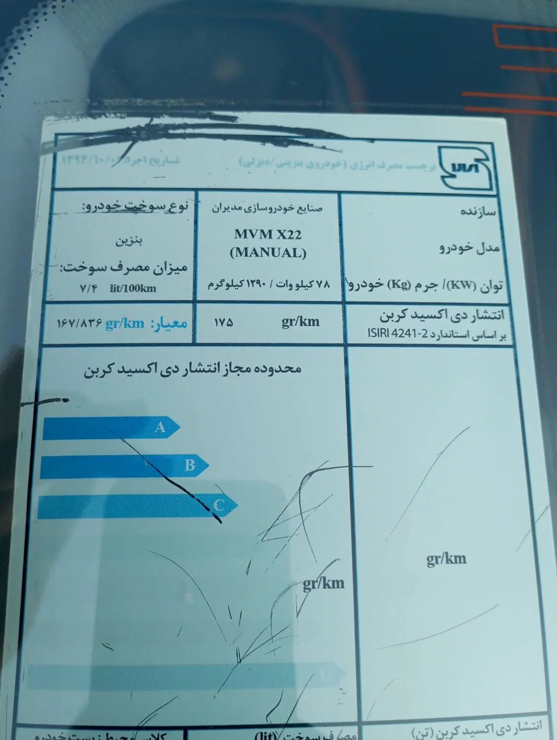 خودرو ام وی ام، X22 آگهی ann_20303030