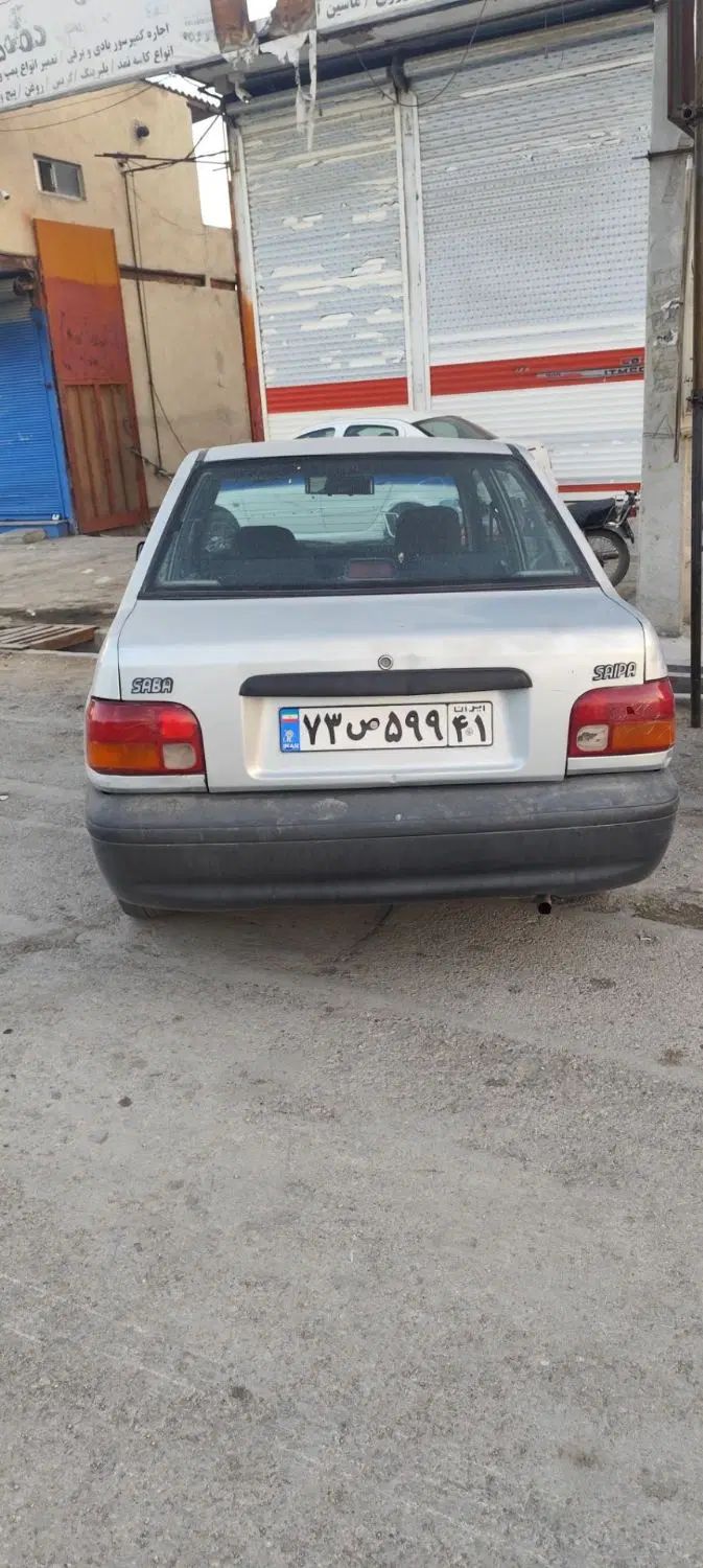 پراید صبا بنزینی - 1386